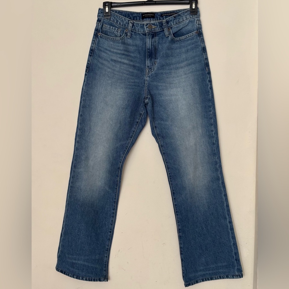 Banana Republic Men's Bootcut Blue Jeans Size 28